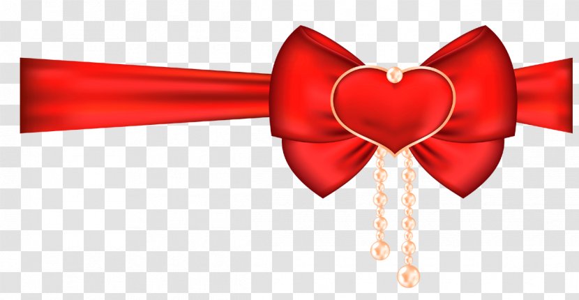 Valentine's Day Heart Clip Art - Bow Tie - Bowknot Transparent PNG