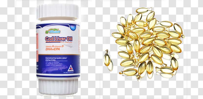 Dietary Supplement Cod Liver Oil Vitamin A D - To Pull The Material In Kind Free Transparent PNG
