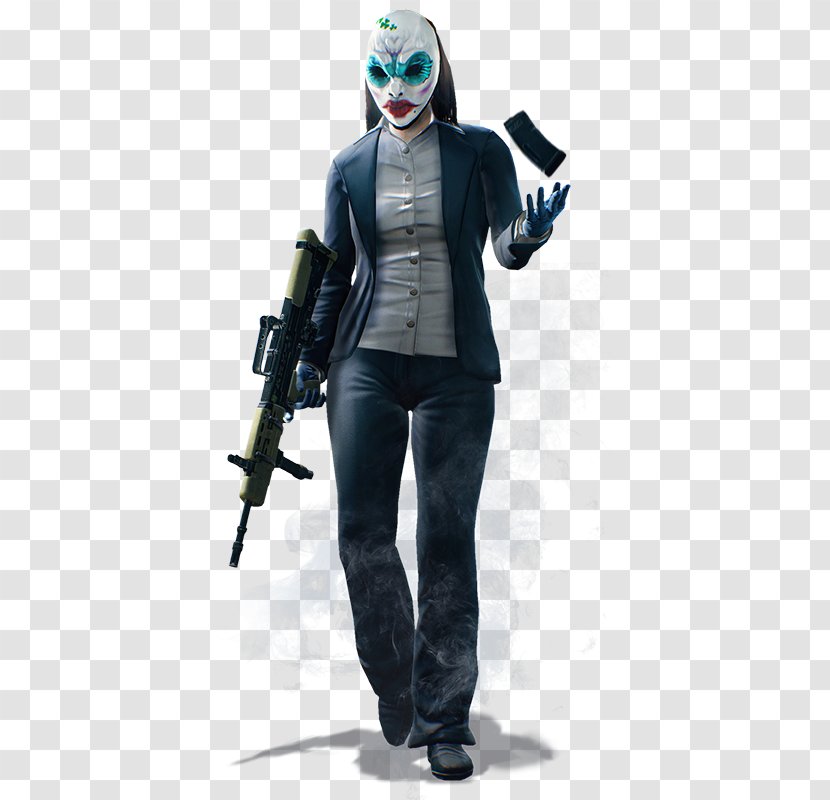 Payday 2 Payday: The Heist Video Game Downloadable Content Overkill Software - Clover Transparent PNG