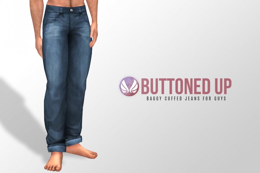 The Sims 4 Wide-leg Jeans Slim-fit Pants - Slimfit Transparent PNG