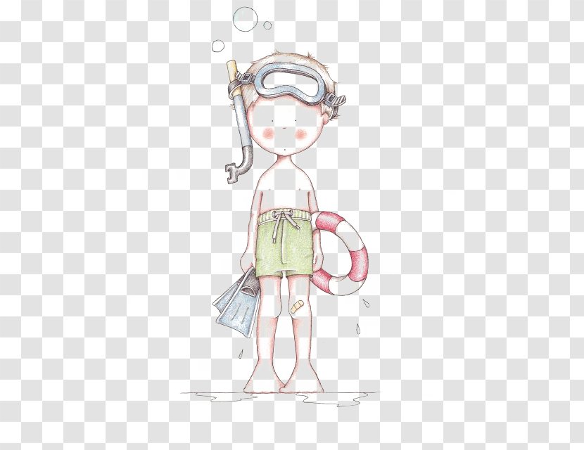 Paper Drawing Painting Child Illustration - Heart - Diving Children Transparent PNG