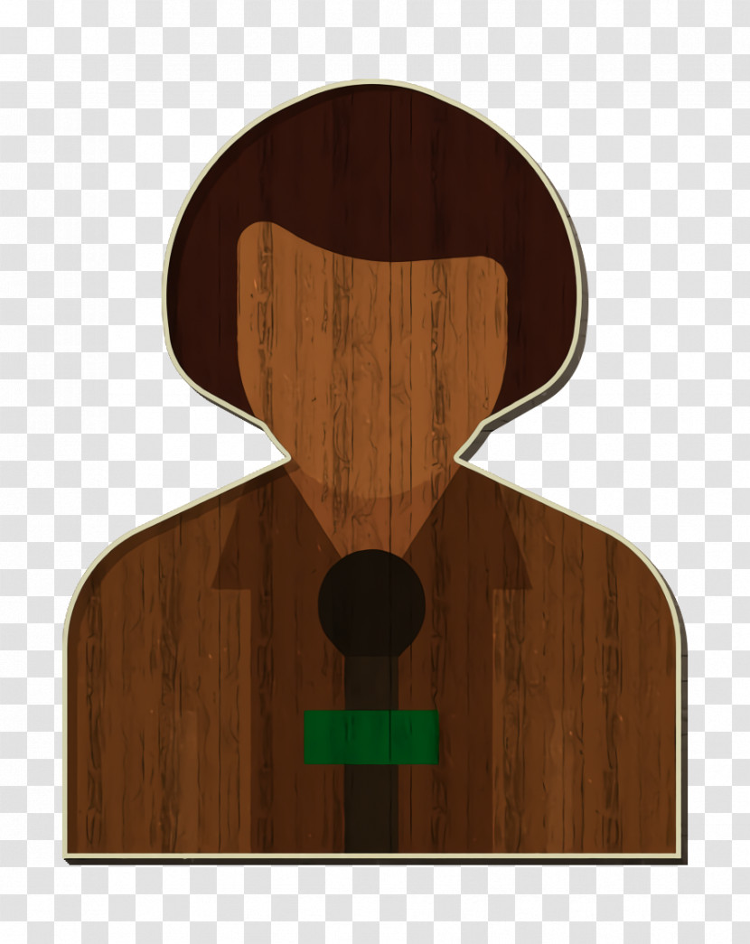 Jobs And Occupations Icon Journalist Icon Reporter Icon Transparent PNG