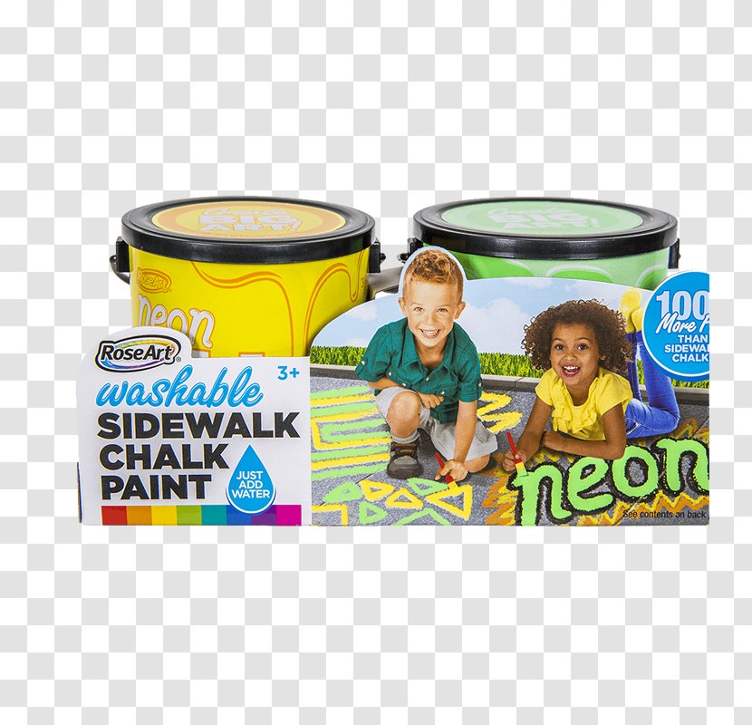 Sidewalk Chalk Painting Mega Brands America Toy - Flavor - Paint Transparent PNG