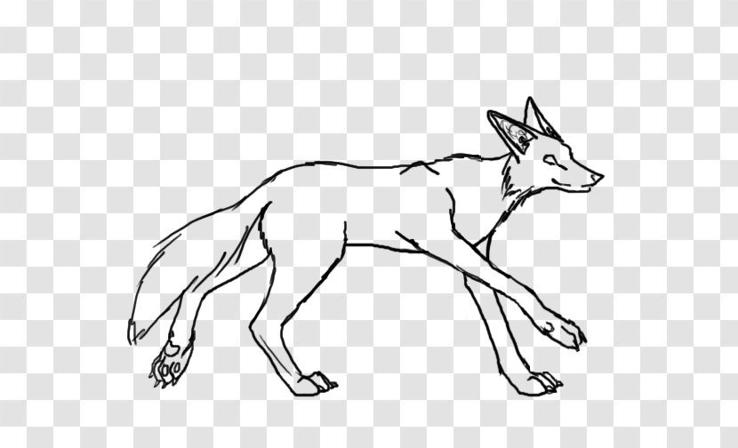 Red Fox Dog Breed Line Art Fauna - Mammal Transparent PNG