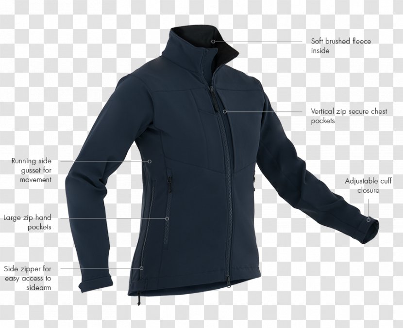 Sleeve Jacket Polar Fleece Softshell Pocket - Shell Transparent PNG