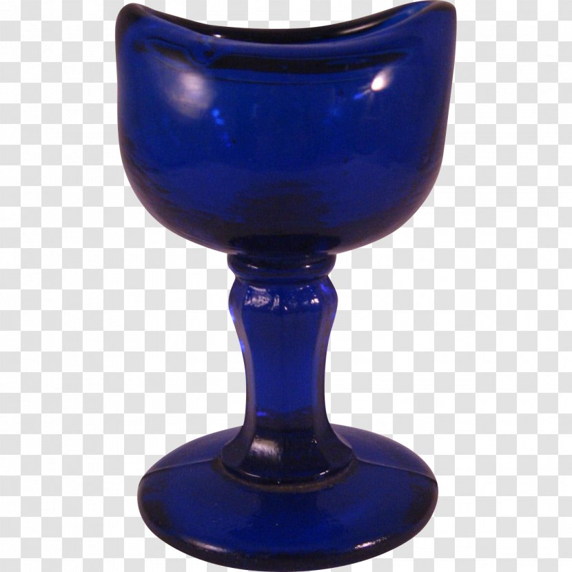 Wine Glass Stemware Tableware Cobalt Blue Transparent PNG