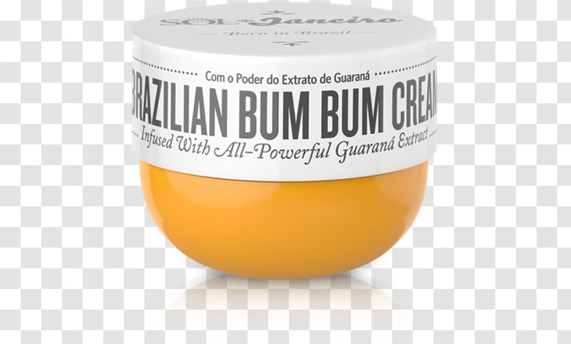 Sol De Janeiro Brazilian Bum Cream Açaí Body Power Moisturizer Travel Size 2.5oz / 75ml - Orange - Flawless Skin Transparent PNG