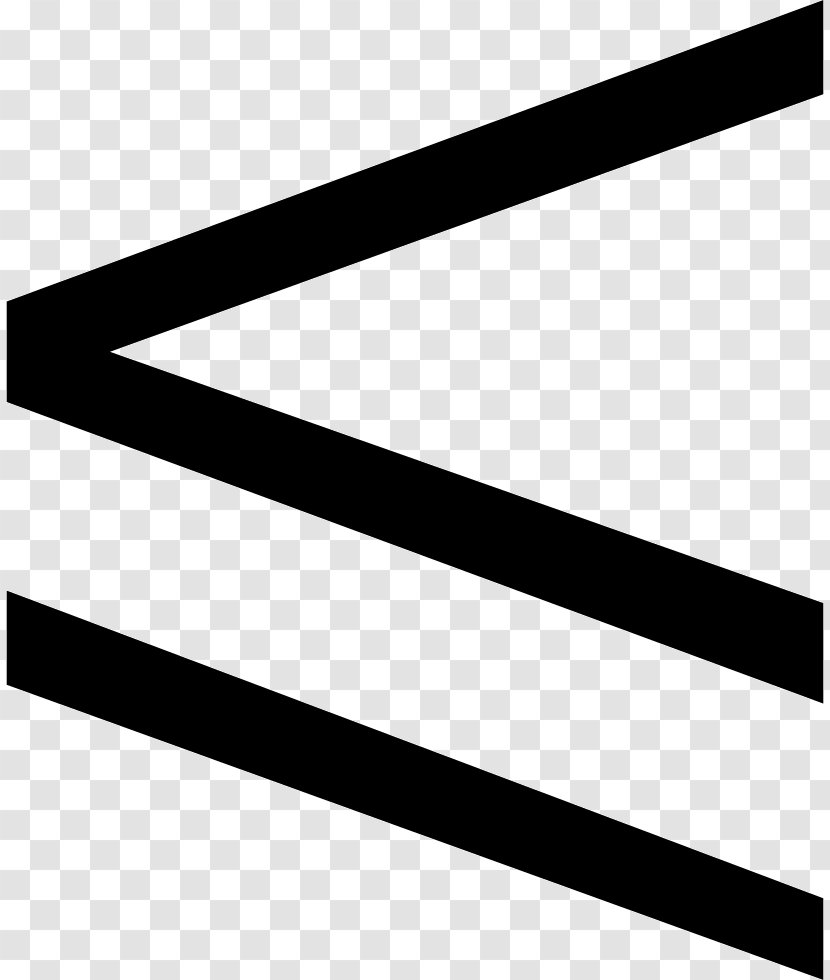 Line Angle Font - Black Transparent PNG