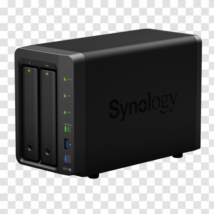 Network Storage Systems NAS Server Casing Synology DiskStation DS718+ DS212j Data Inc. - Ds1817 Nas - Area Transparent PNG