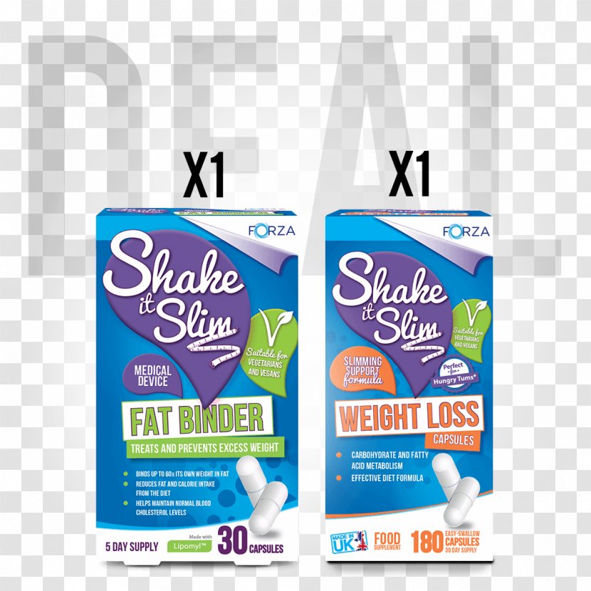 Weight Loss Meal Replacement Forza Shake It Slim Starter Pack Dietary Supplement - Protein Transparent PNG