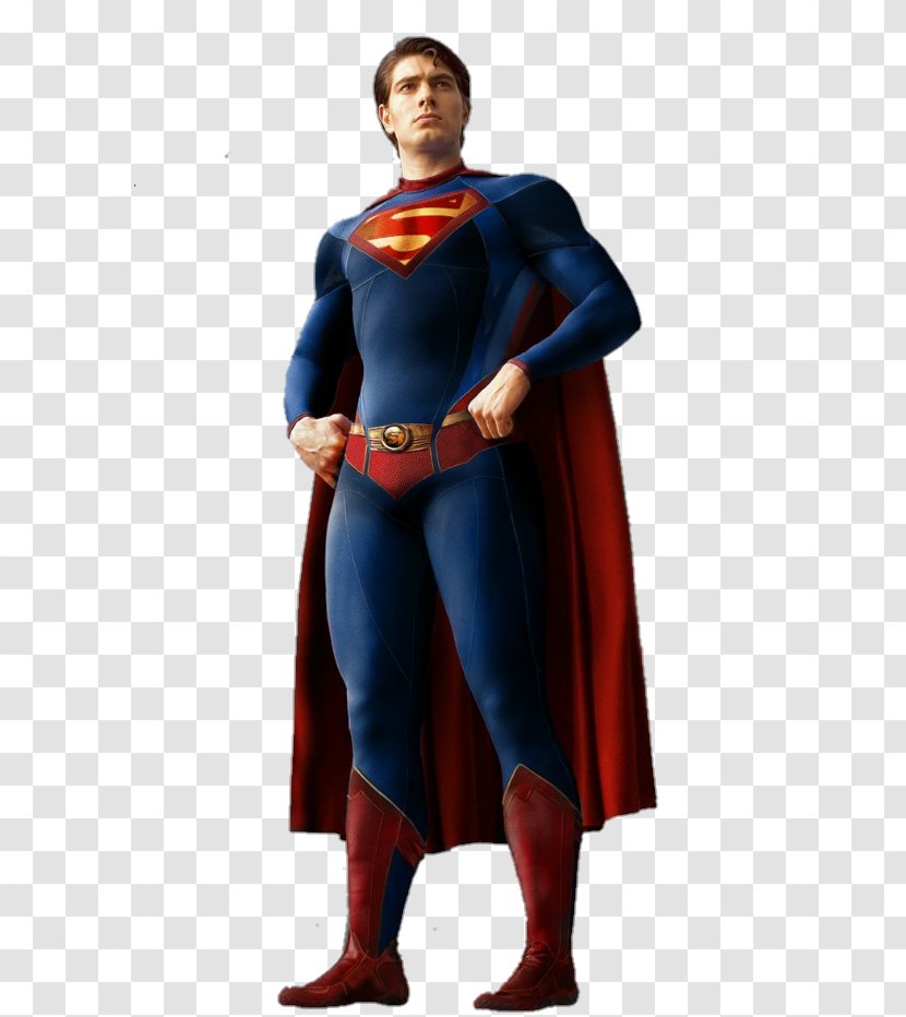 Superman Costume Suit Film Superhero - Brandon Routh Transparent PNG