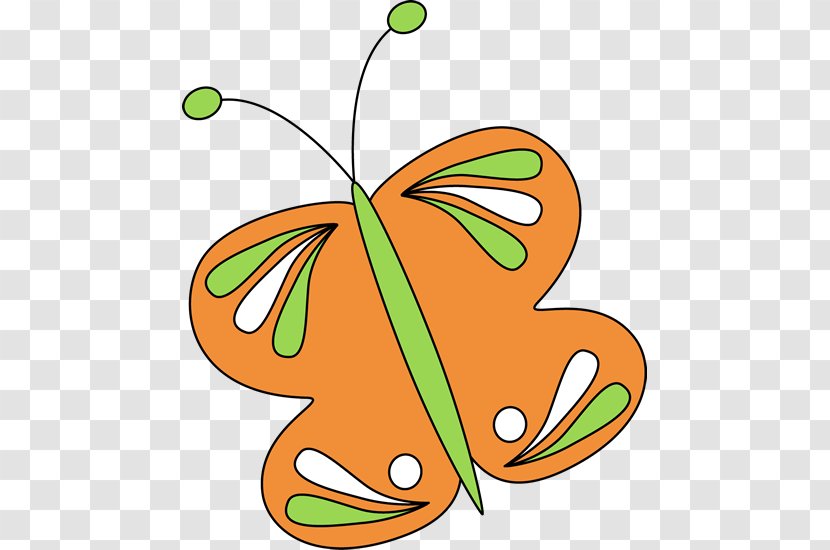 Monarch Butterfly Insect Brush-footed Butterflies Clip Art - Borders Transparent PNG