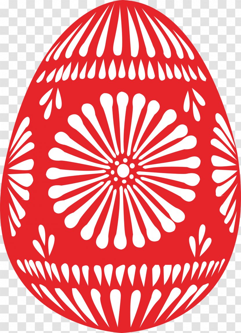Red Easter Egg Clip Art - Point - Rabbit Transparent PNG