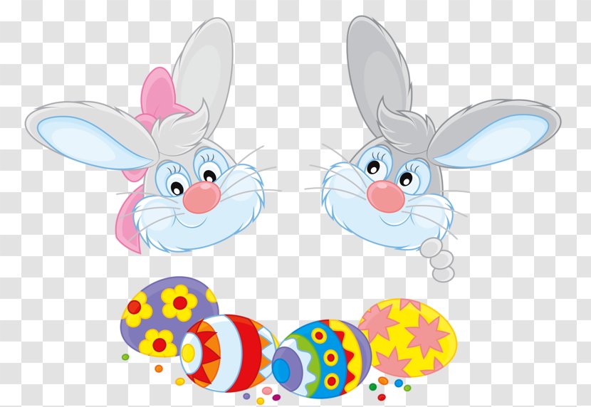 Easter Bunny Domestic Rabbit Egg Clip Art - Royaltyfree Transparent PNG