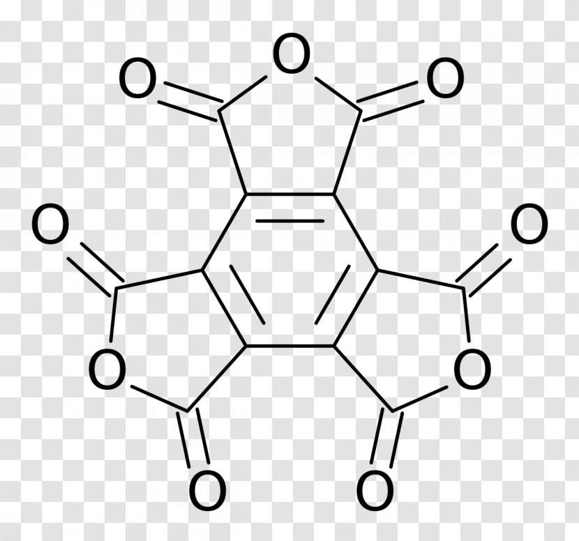Mellitic Anhydride Organic Acid Anhidruro Compound Transparent PNG