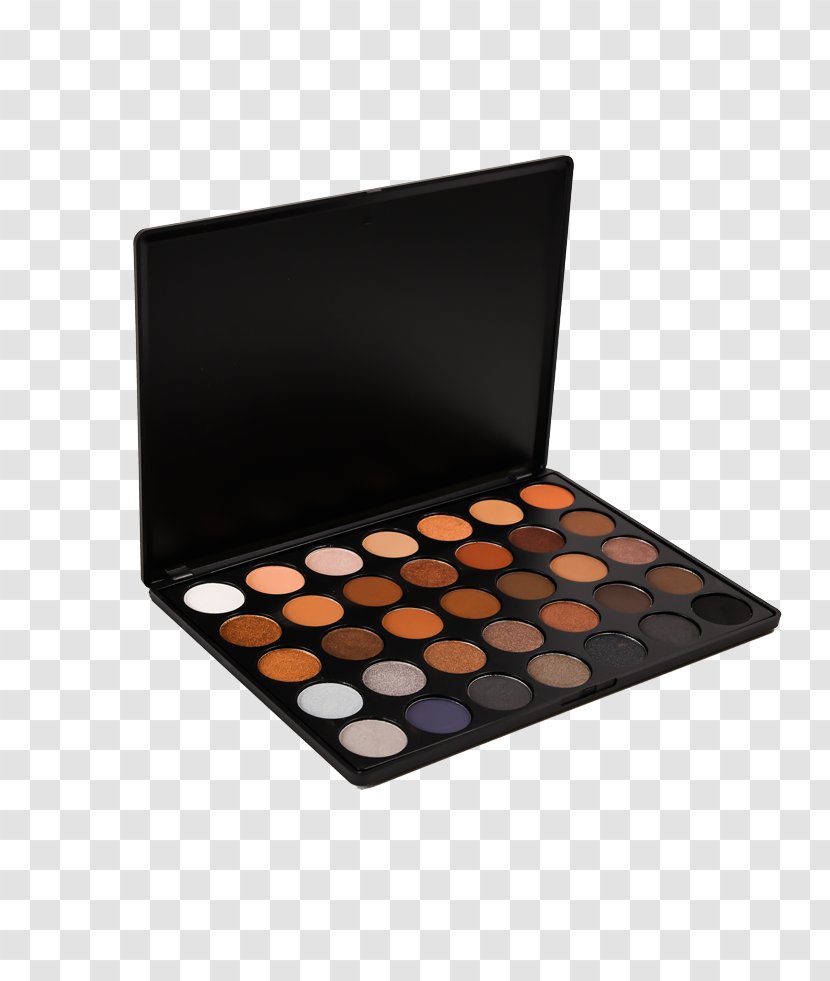 Viseart Eye Shadow Palette Cosmetics Face Powder Rouge - Classic Eyeshadow Application Transparent PNG