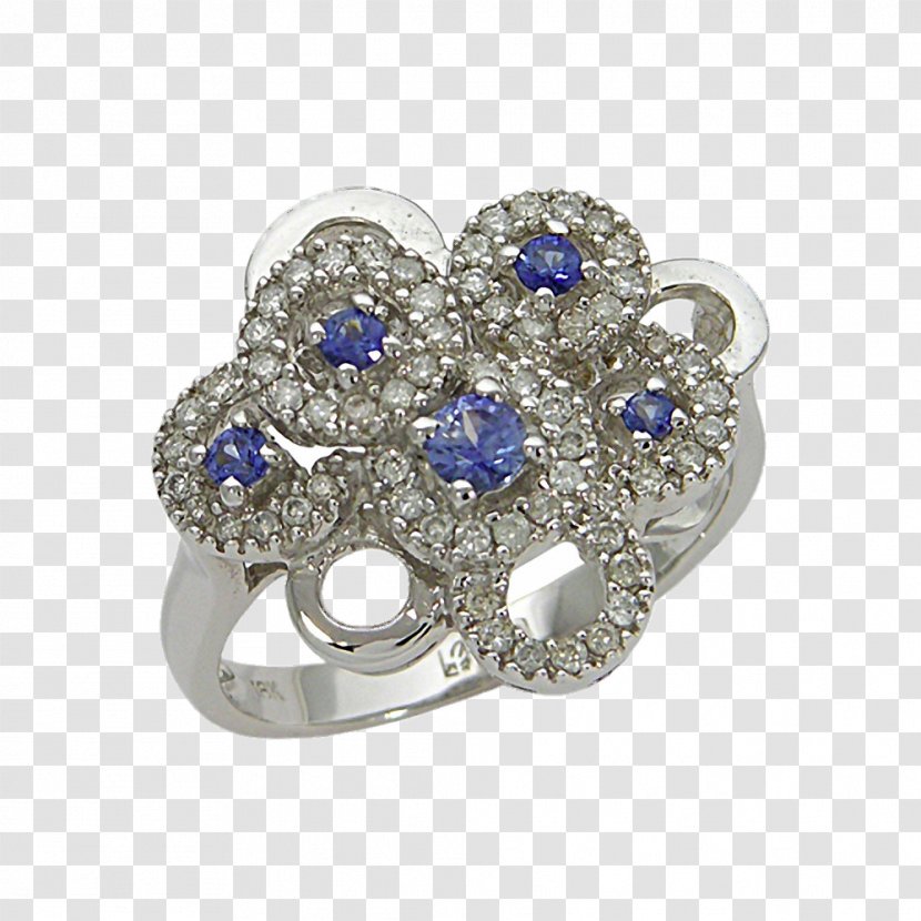 Sapphire Wedding Ring Diamond Jewellery - Designer - Rings Transparent PNG