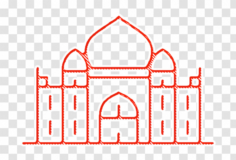 Monuments Icon Taj Mahal Icon India Icon Transparent PNG
