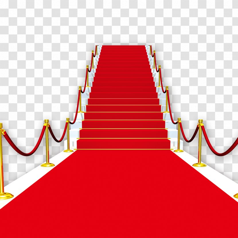 Stairs Carpet - Red - Ladder Transparent PNG