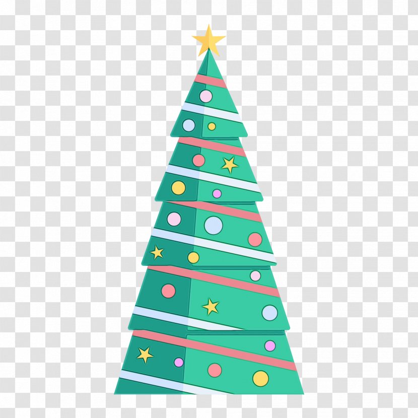 Christmas Tree - Paint - Interior Design Pine Transparent PNG