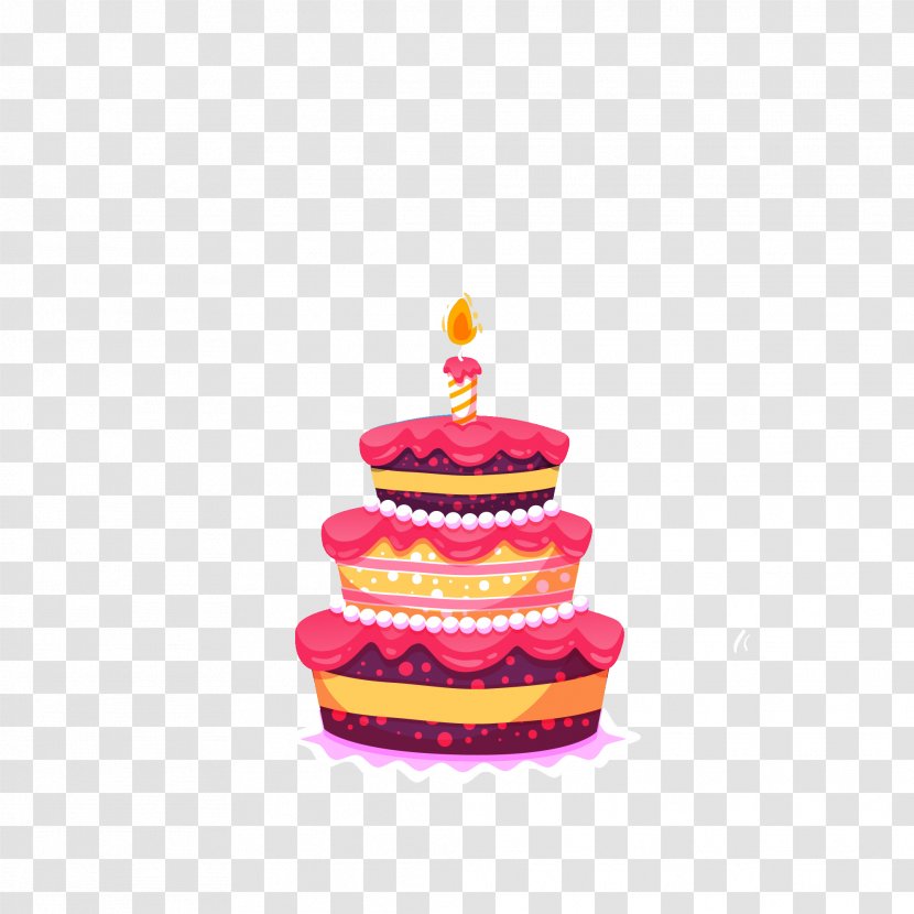 Birthday Cake Torte Clip Art - Sweet Sixteen Transparent PNG