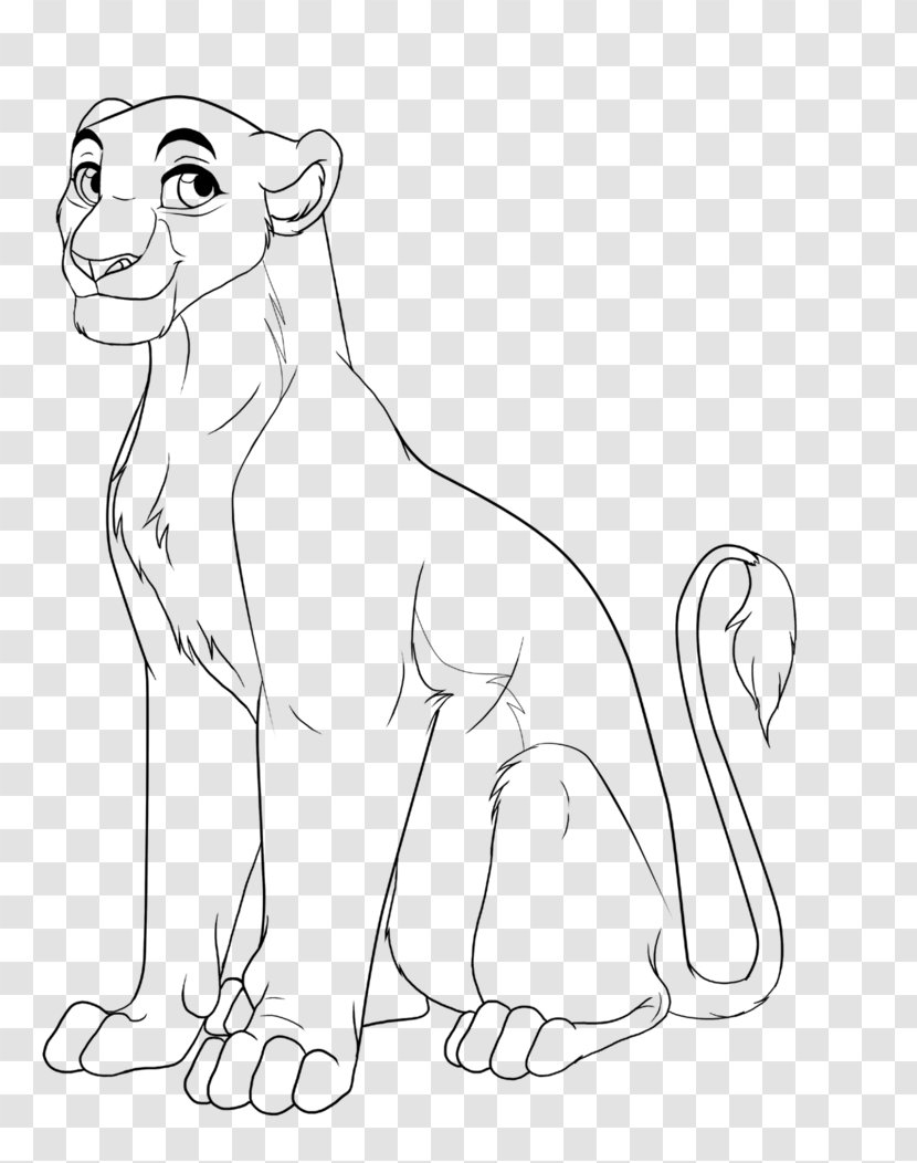 Line Art Lion Simba Drawing - Head - Dance Transparent PNG
