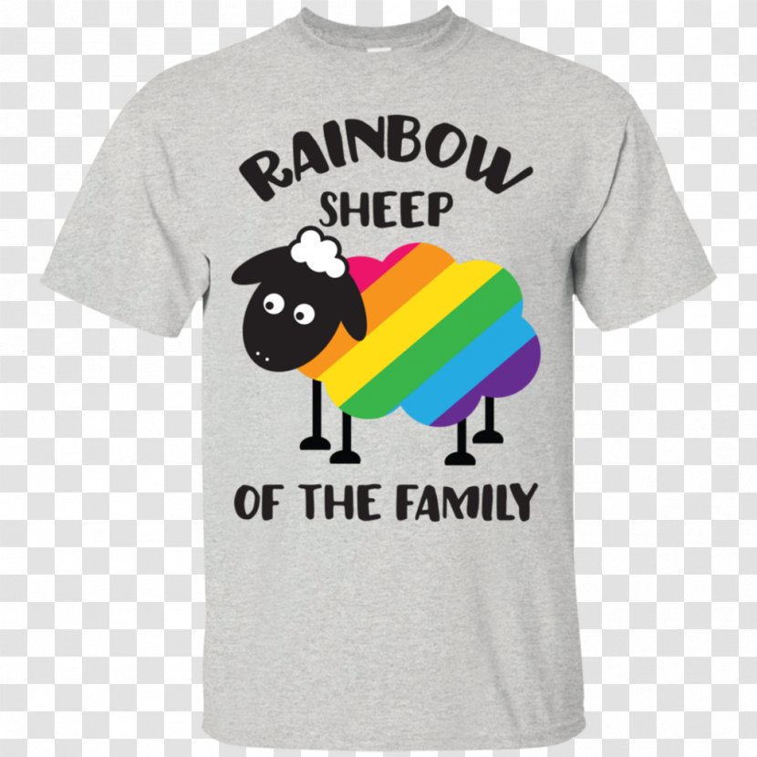 T-shirt Hoodie Sheep Rainbow Shops - Yellow - Material Transparent PNG