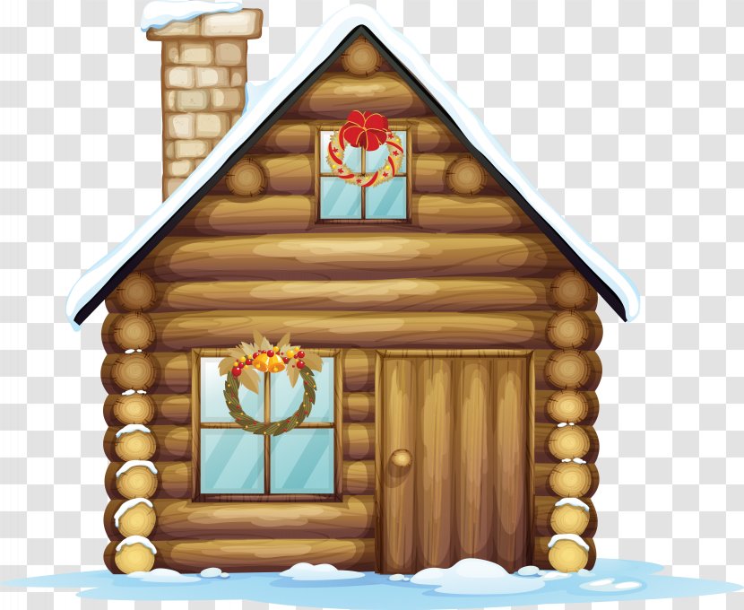 Gingerbread House Christmas Clip Art - Building - Chimney Transparent PNG