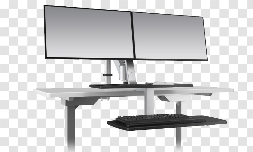 Computer Monitors Human Factors And Ergonomics Office Table Furniture - Sitting - Sitstand Desk Transparent PNG