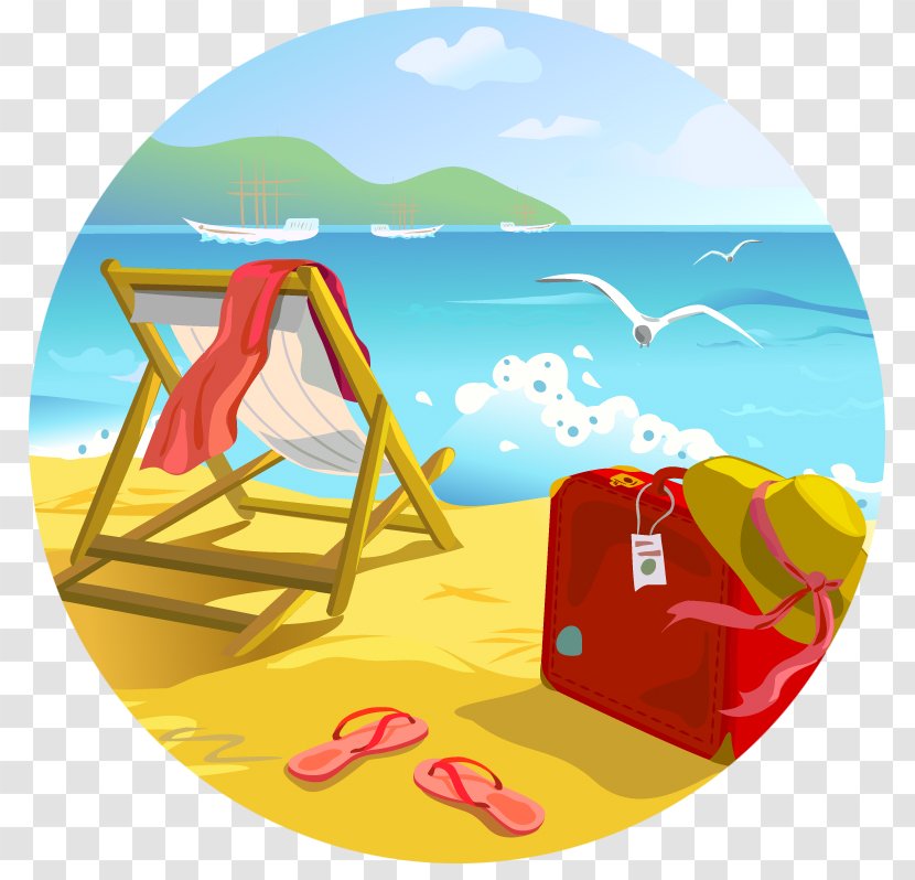 Beach Summer Clip Art - Sand - Background Transparent PNG