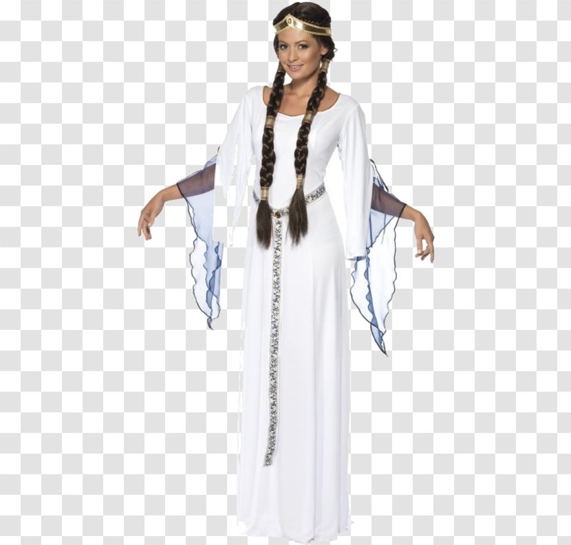 Middle Ages Costume Party Dress - Medieval Women Transparent PNG