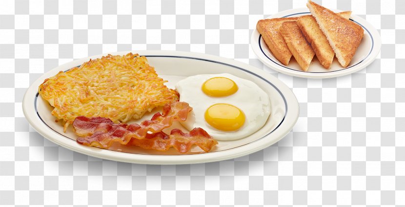 Sausage Breakfast Bacon Pancake Hash Browns - Toast - Pic Transparent PNG