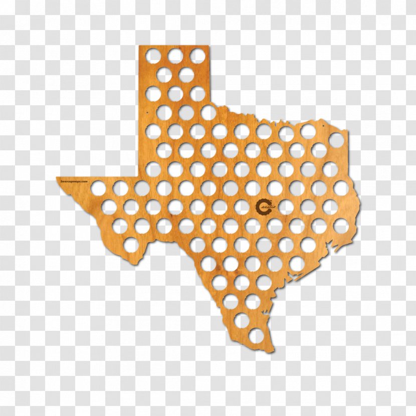 Texas Beer Cap Map Bottle Caps Transparent PNG