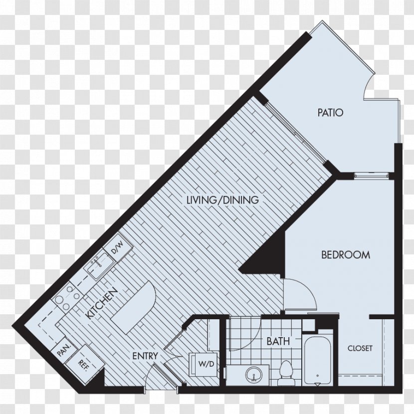 The York On City Park Apartments Renting Bear Valley - Floor Plan - Apartment Transparent PNG