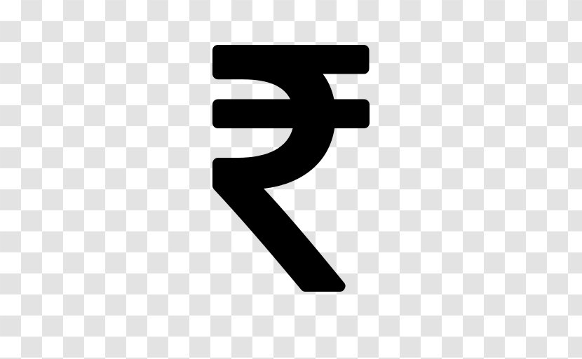 Indian Rupee Sign Currency Symbol Icon Design - Hand Transparent PNG