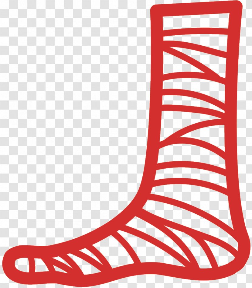 Shoe Human Leg Clip Art Product Design Walking - Red Transparent PNG