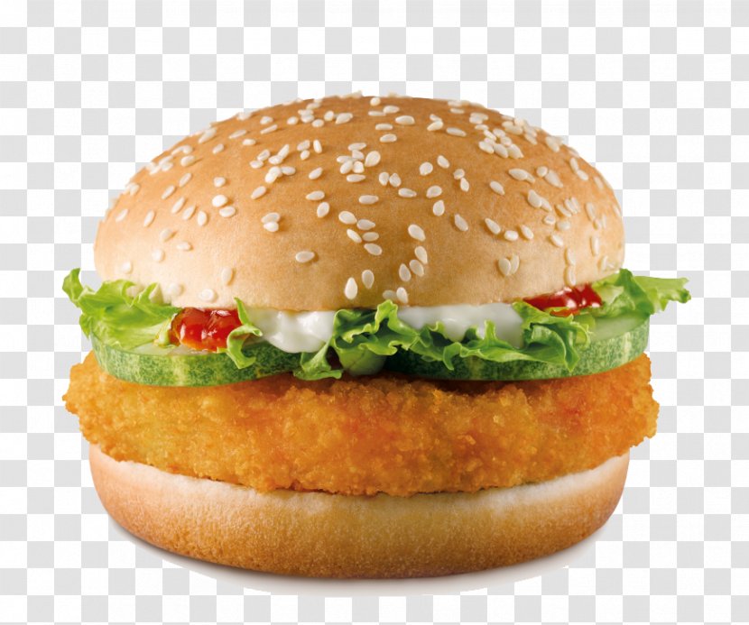Veggie Burger Hamburger Cheeseburger Vegetarian Cuisine McDonald's Big Mac - Sandwich - King Transparent PNG