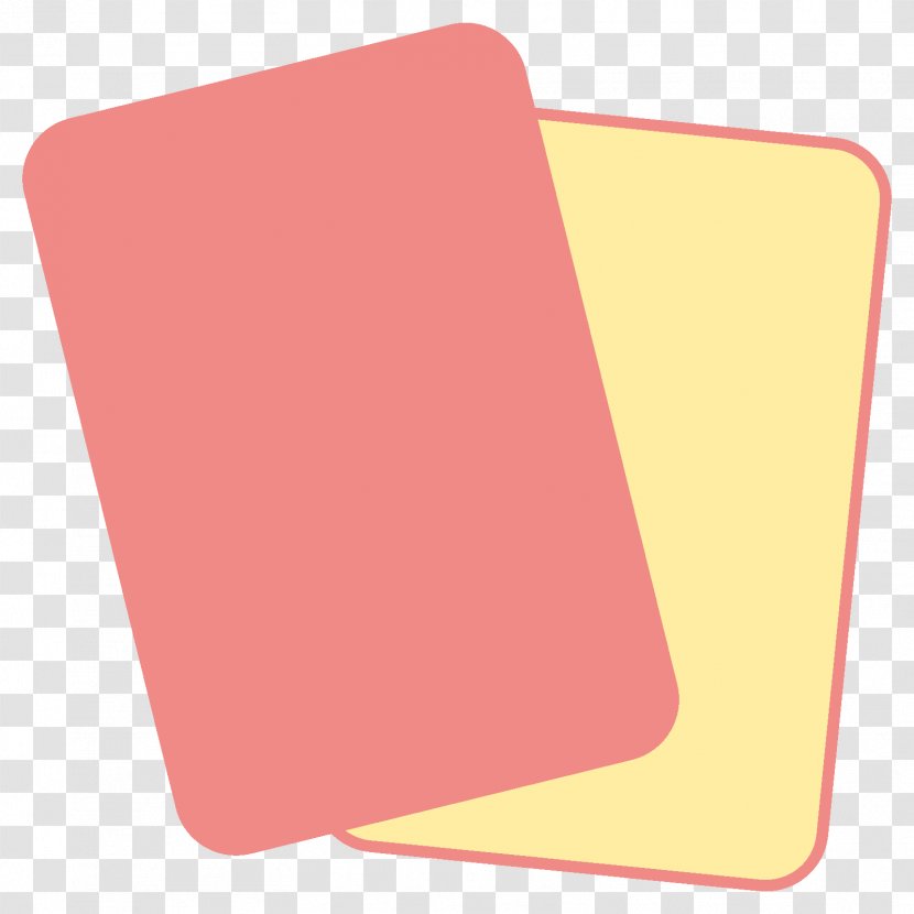 Yellow Card Red Credit - Rectangle Transparent PNG