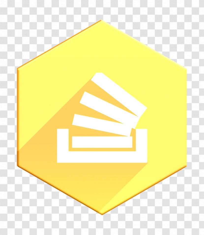 Social Media Arrow - Yellow - Sign Symbol Transparent PNG