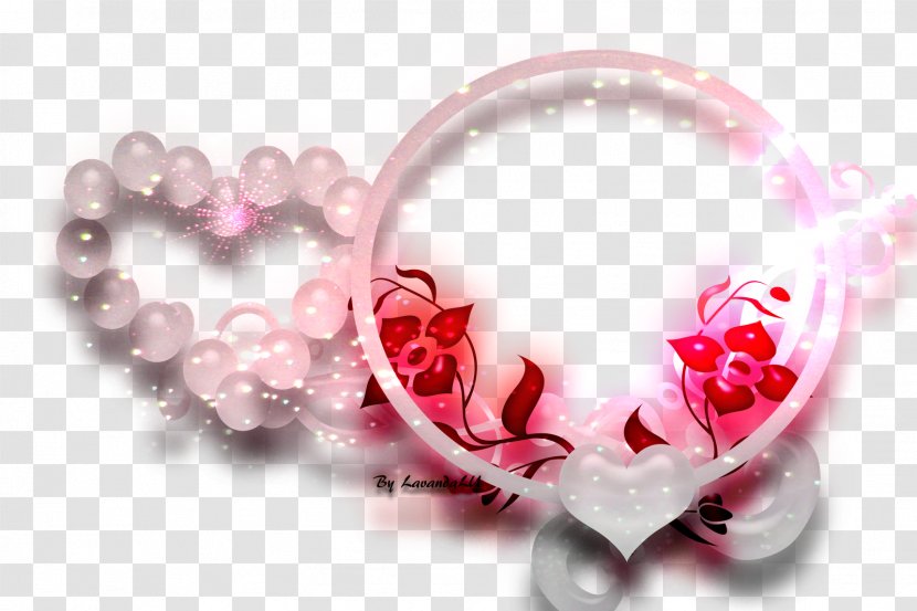 Body Jewellery Pink M Jewelry Design Heart - Creative Spring Photo Frame Transparent PNG