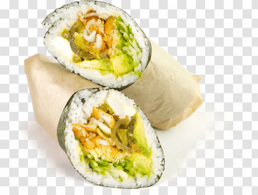 California Roll Sushi Burrito Vegetarian Cuisine Food Transparent PNG