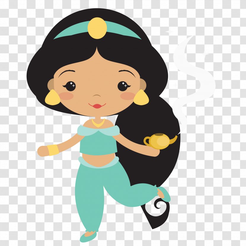 Princess Jasmine Rapunzel Aurora Cinderella Ariel - Watercolor - Aladdin Transparent PNG