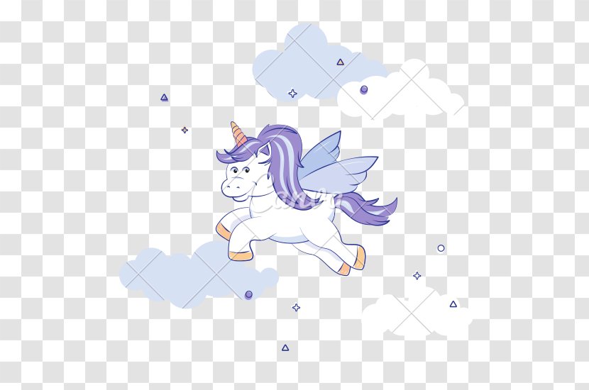 Winged Unicorn Horse - Purple - Head Transparent PNG