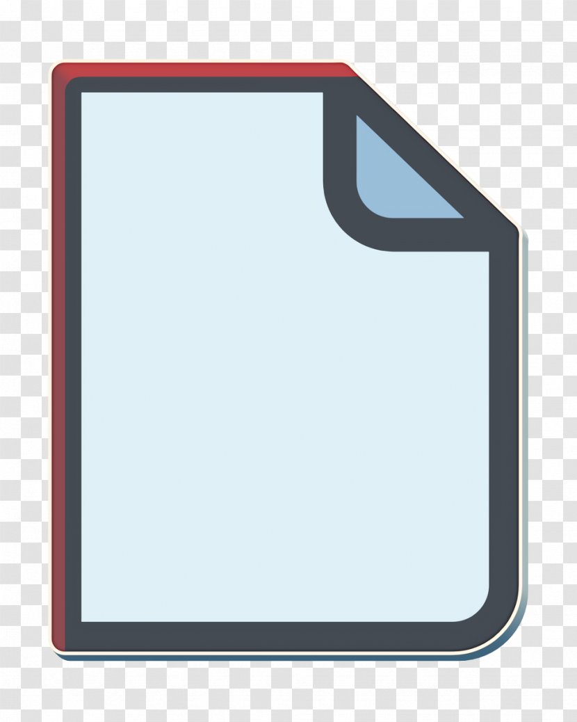 Document Icon General Letter - Office - Mirror Rectangle Transparent PNG