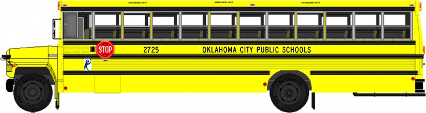 Oklahoma City Public Schools School Bus Transparent PNG