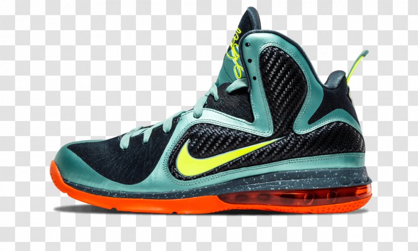 Nike Shoe Miami Heat South Beach Sneakers - Lebron James Transparent PNG