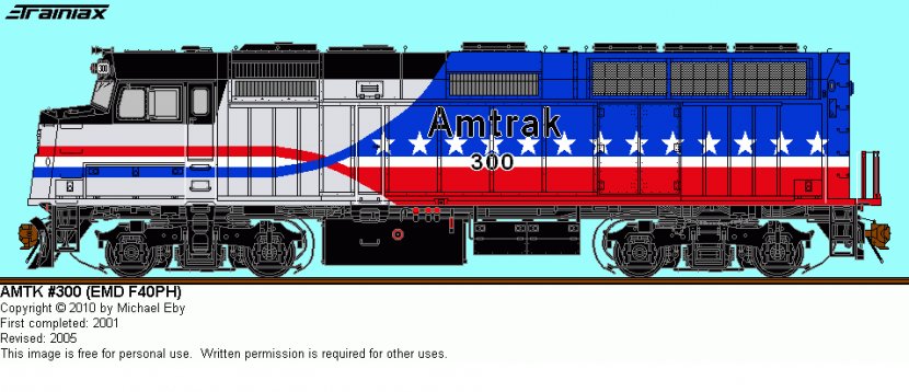 Amtrak Train Passenger Car Rail Transport Drawing - Rolling Stock - Trains Drawings Transparent PNG