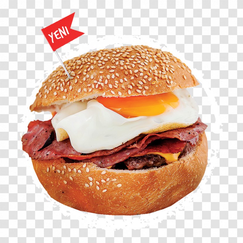 Breakfast Sandwich Cheeseburger Hamburger Whopper Veggie Burger - Fast Food - Mushroom Transparent PNG