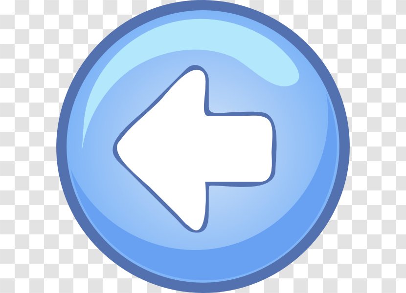 Button Arrow Clip Art - Pixabay - Back Transparent PNG