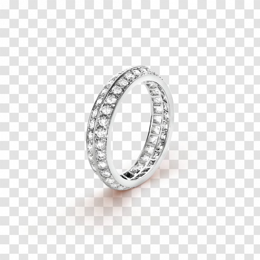 Wedding Ring Diamond Van Cleef & Arpels Jewellery - Silver Transparent PNG